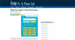 Desktop Screenshot of free-pctophonecall.blogspot.com