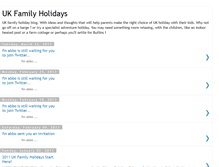 Tablet Screenshot of family-holiday-uk.blogspot.com