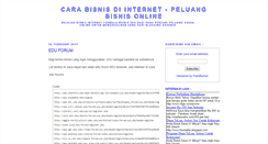 Desktop Screenshot of cara-bisnis-di-internet.blogspot.com