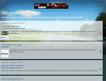 Tablet Screenshot of deficienteonline.blogspot.com