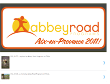 Tablet Screenshot of abbeyroad-aix2011.blogspot.com