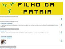 Tablet Screenshot of filhopatriota.blogspot.com