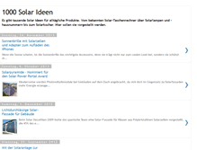 Tablet Screenshot of 1000solarideen.blogspot.com