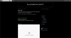 Desktop Screenshot of blackmetalcrypt.blogspot.com