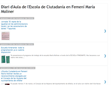 Tablet Screenshot of escoladeciutadaniaenfemeni.blogspot.com