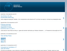 Tablet Screenshot of inspeccaotributaria.blogspot.com