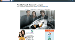 Desktop Screenshot of floridatruckaccidentlawyers.blogspot.com