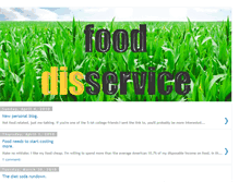 Tablet Screenshot of fooddisservice.blogspot.com