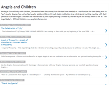 Tablet Screenshot of angelsandchildren.blogspot.com