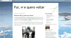 Desktop Screenshot of fuiviquerovoltar.blogspot.com