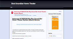 Desktop Screenshot of bestsoundbar.blogspot.com