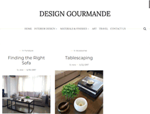 Tablet Screenshot of designgourmande.blogspot.com