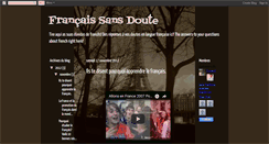 Desktop Screenshot of francaissansdoute.blogspot.com