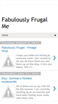 Mobile Screenshot of fabulouslyfrugalme.blogspot.com