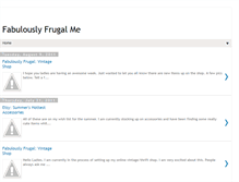 Tablet Screenshot of fabulouslyfrugalme.blogspot.com
