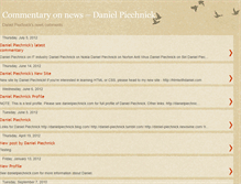 Tablet Screenshot of daniel-piechnick-blog.blogspot.com