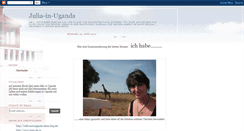 Desktop Screenshot of julia-in-uganda.blogspot.com