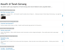 Tablet Screenshot of musafirditanahgersang.blogspot.com