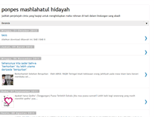 Tablet Screenshot of ponpesmashlahatulhidayah.blogspot.com