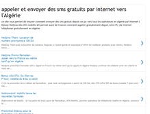 Tablet Screenshot of gratuit-sms-algerie.blogspot.com