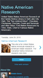Mobile Screenshot of nativeamericanresearch.blogspot.com