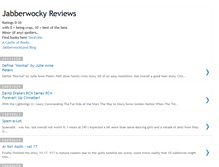 Tablet Screenshot of jabberwockyreviews.blogspot.com