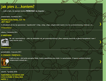 Tablet Screenshot of jak-pies-z-koniem.blogspot.com