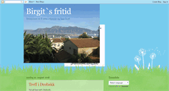 Desktop Screenshot of birgitsfritid.blogspot.com