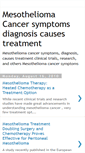 Mobile Screenshot of mesotheliomacancersymptomsdiagnosis.blogspot.com