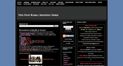 Desktop Screenshot of koreashoppingspree.blogspot.com