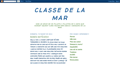 Desktop Screenshot of classedelamar.blogspot.com