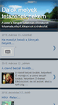 Mobile Screenshot of dalokmelyektetszeneknekem.blogspot.com