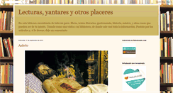 Desktop Screenshot of lecturas-yantares-placeres.blogspot.com