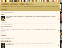 Tablet Screenshot of lecturas-yantares-placeres.blogspot.com