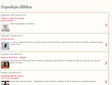 Tablet Screenshot of expedicaobiblica.blogspot.com