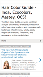 Mobile Screenshot of hair-color-guide.blogspot.com