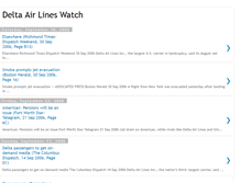 Tablet Screenshot of delta-air-lines-watch.blogspot.com