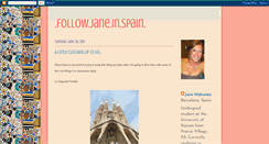 Desktop Screenshot of followjaneinspain.blogspot.com