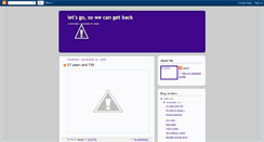Desktop Screenshot of letsgosowecangetback.blogspot.com