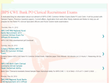 Tablet Screenshot of ibpsbankexams.blogspot.com