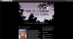 Desktop Screenshot of elcaminodelaluna.blogspot.com