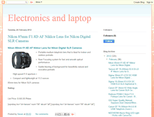 Tablet Screenshot of electronics-laptop.blogspot.com