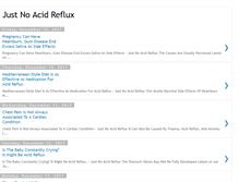 Tablet Screenshot of justnoacidreflux.blogspot.com