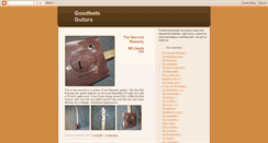 Desktop Screenshot of goodfeetsguitars.blogspot.com