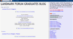Desktop Screenshot of aboutlandmarkforum.blogspot.com