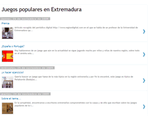 Tablet Screenshot of juegospopularesenextremadura.blogspot.com