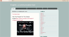 Desktop Screenshot of englishacommunicationtool.blogspot.com