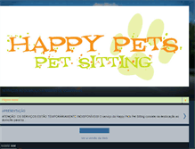 Tablet Screenshot of happypets-petsitting.blogspot.com