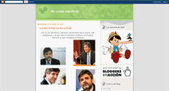 Desktop Screenshot of nocreasmentiras.blogspot.com