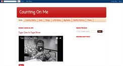 Desktop Screenshot of counting-on-me.blogspot.com